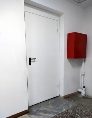 Дверь белого цвета