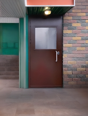 Дверь со стеклопакетом