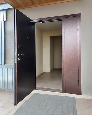 Дверь полуторной конструкции