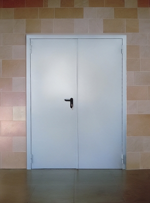 Двустворчатая огнеупорная дверь