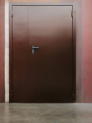 Коричневая дверь EI-60