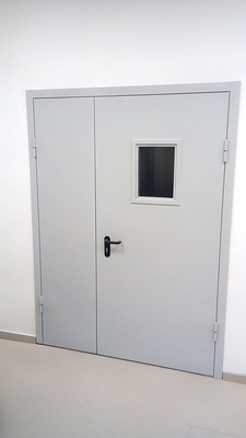 Полуторная дверь с окном