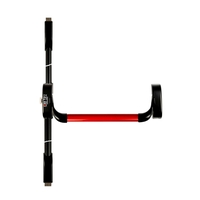 Штанга ISEO черная для 2-створчатой двери (для max остекления) Штанга ISEO черная для 2-створчатой двери (для max остекления)