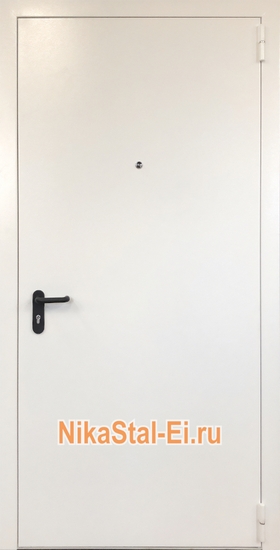 Однопольная дымогазонепроницаемая дверь eis-60 с глазком