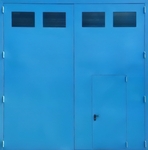 Противопожарные ворота ei-60 со стеклом